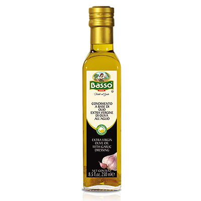 Basso Aromatic Extra Virgin Olive Oil - Garlic
